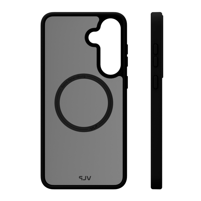 Чехол-накладка VLP Moon Case MagSafe для Samsung Galaxy S25 FE (Цвет: Black) Чехол-накладка VLP Moon Case MagSafe для Samsung Galaxy S25 FE (Цвет: Black)