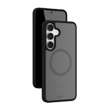 Чехол-накладка VLP Moon Case MagSafe для Samsung Galaxy S25 FE (Цвет: Black)