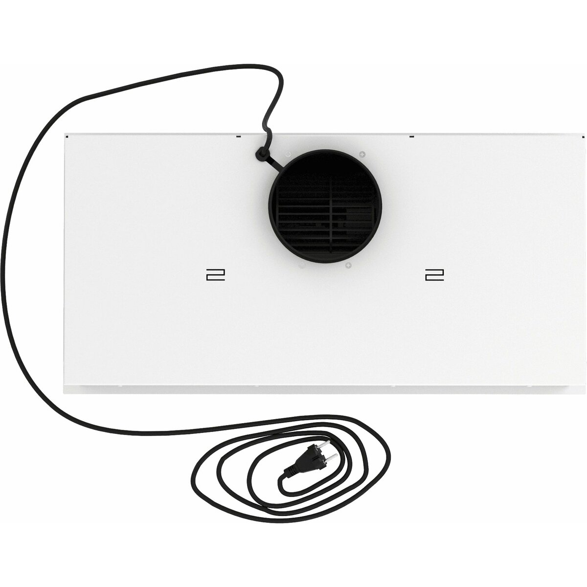 Вытяжка встраиваемая Elikor Cube Basic 60П-500-К3Д, белый