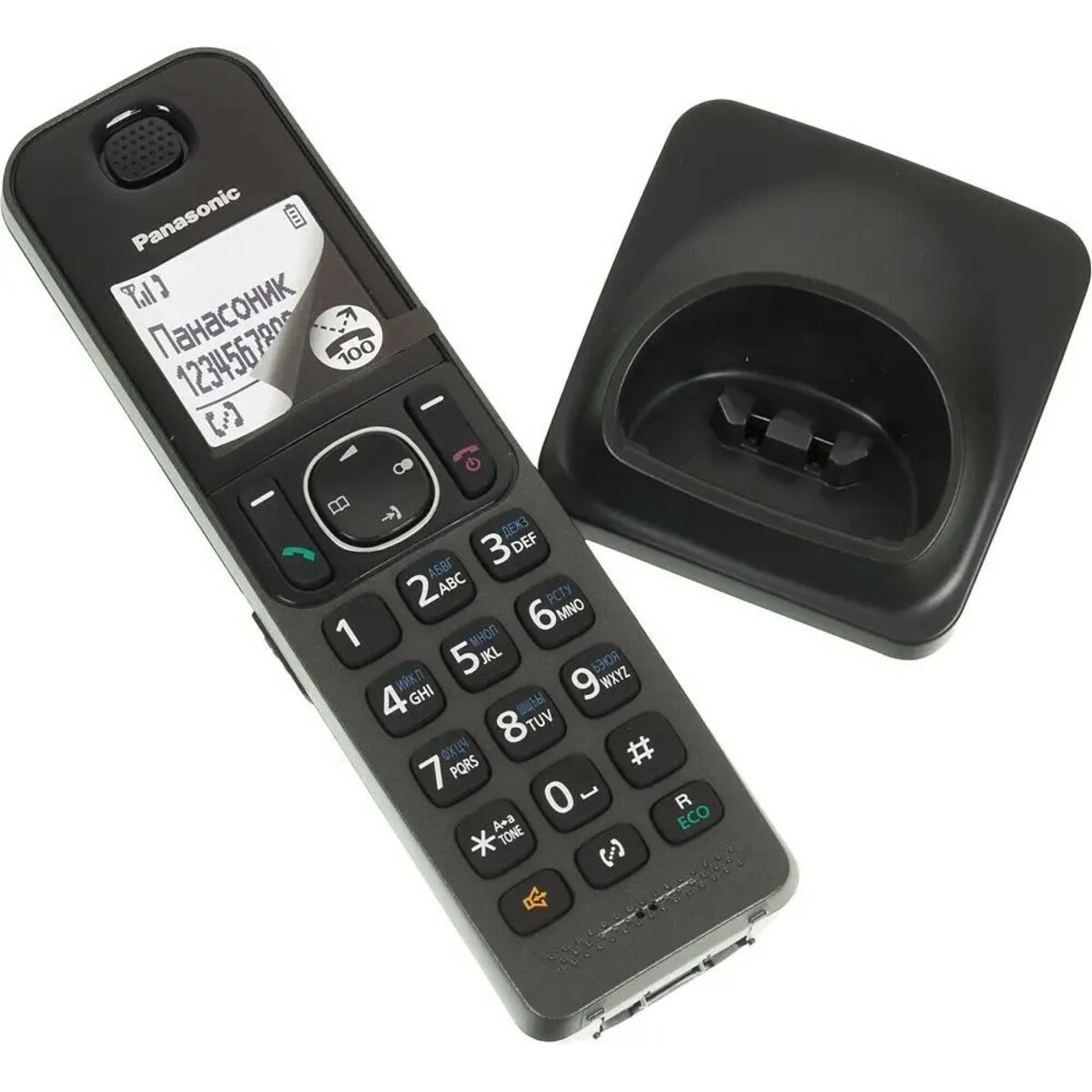 Р/Телефон Dect Panasonic KX-TGF310RUM (Цвет: Gray Metallic)