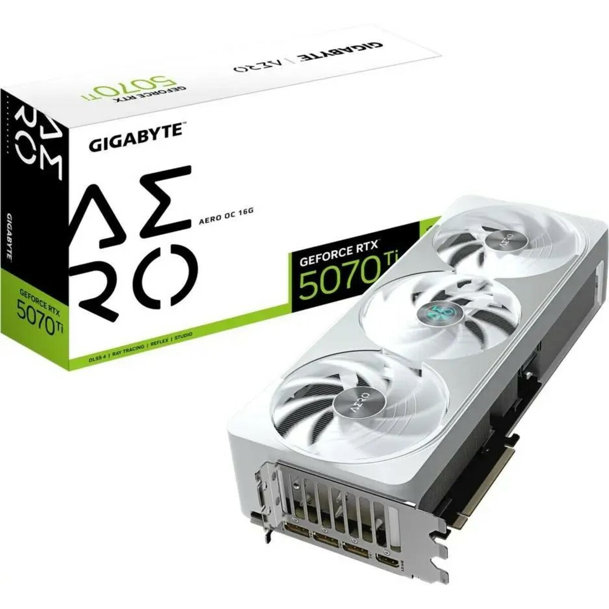 Видеокарта GIGABYTE GeForce RTX 5070 Ti AERO OC 16G (GV-N507TAERO OC-16GD 1.0)