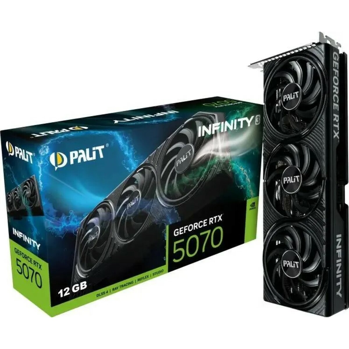 Видеокарта Palit GeForce RTX 5070 Infinity 3 12G (NE75070019K9-GB2050S)