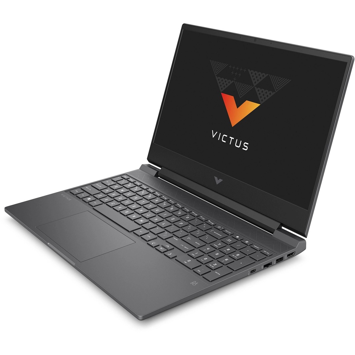 Ноутбук HP Victus 15-fa0097ci (Core i5 12450H 16Gb SSD512Gb NVIDIA GeForce RTX 3050 4Gb 15.6 IPS FHD (1920x1080) Free DOS silver WiFi BT Cam)