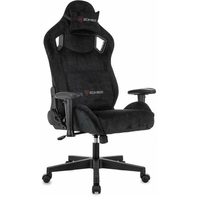 Кресло игровое Zombie Ghost Fabric, черный 