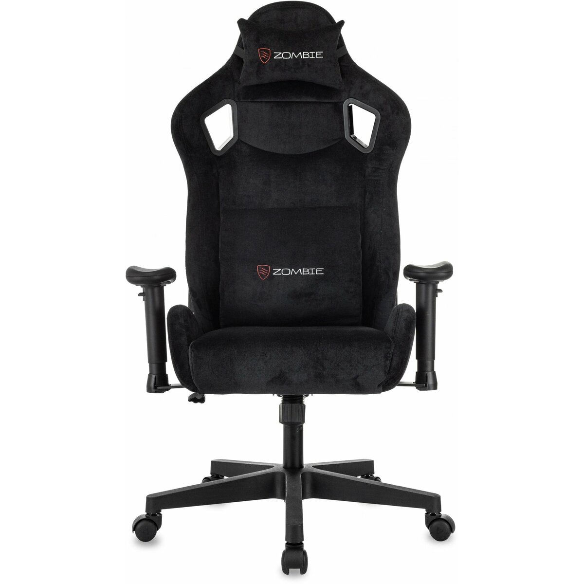 Кресло игровое Zombie Ghost Fabric, черный 