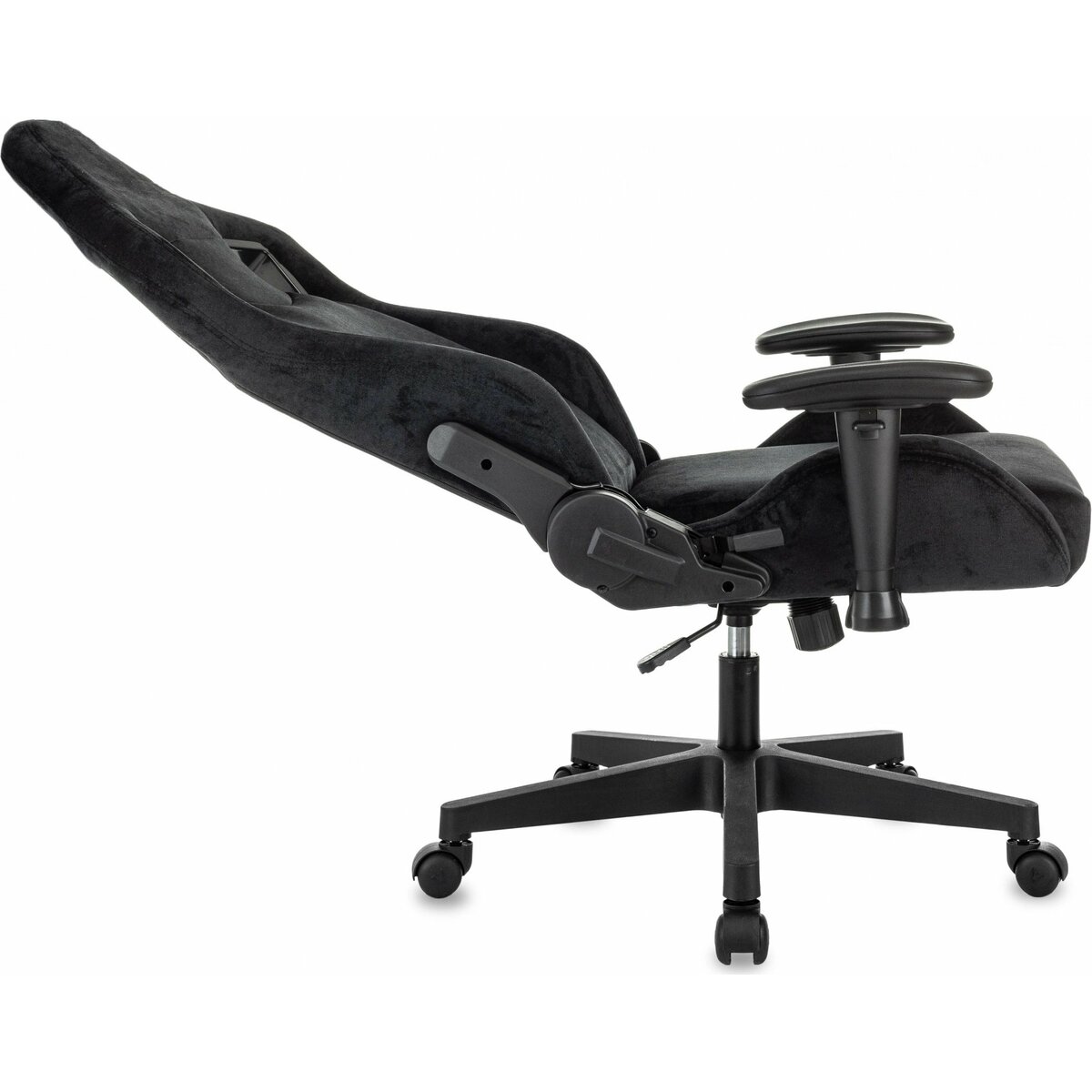 Кресло игровое Zombie Ghost Fabric, черный 