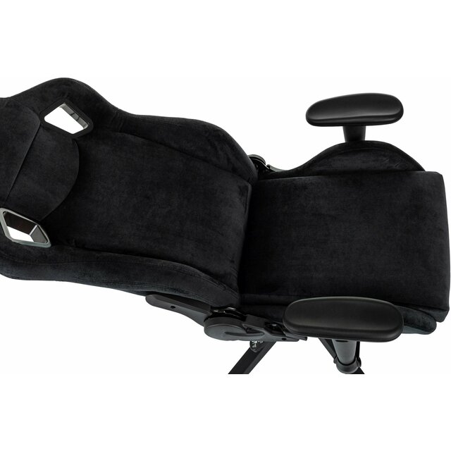 Кресло игровое Zombie Ghost Fabric, черный 