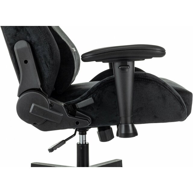 Кресло игровое Zombie Ghost Fabric, черный 