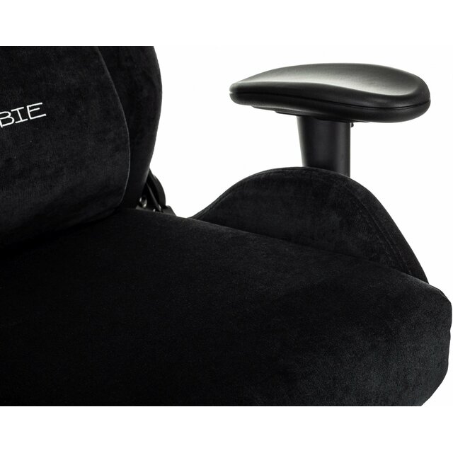 Кресло игровое Zombie Ghost Fabric, черный 