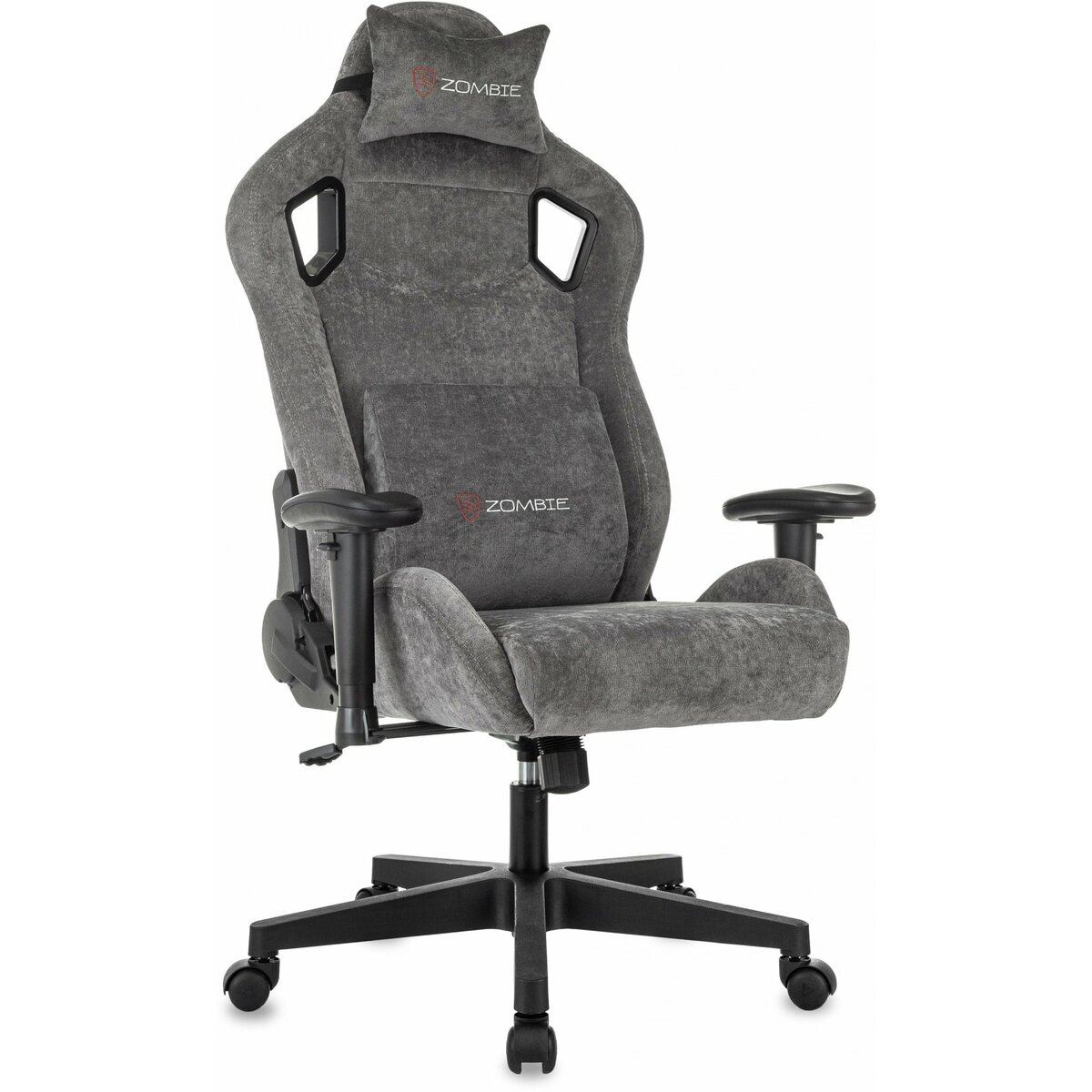 Кресло игровое Zombie Ghost Fabric (Цвет: Gray)