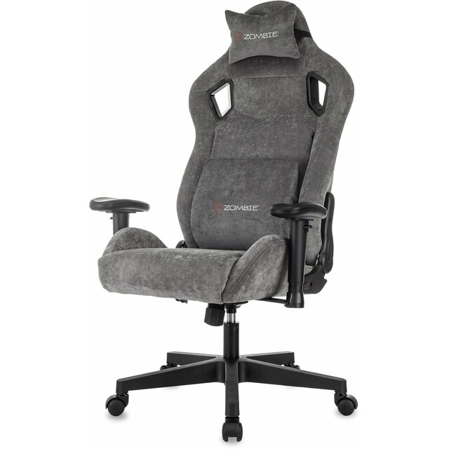 Кресло игровое Zombie Ghost Fabric (Цвет: Gray)