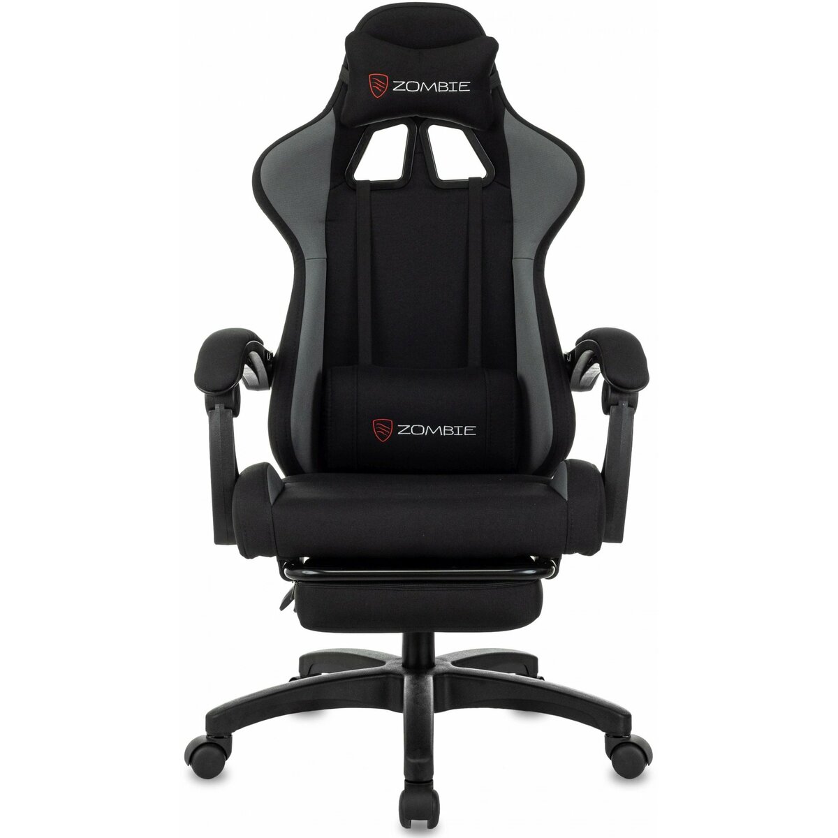 Кресло игровое Zombie Shadow (Цвет: Black/Gray)