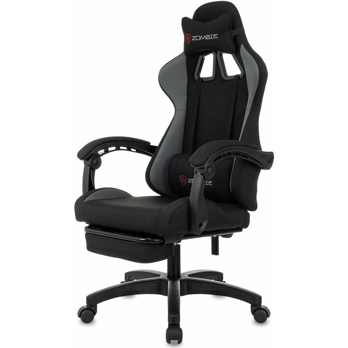 Кресло игровое Zombie Shadow (Цвет: Black/Gray)