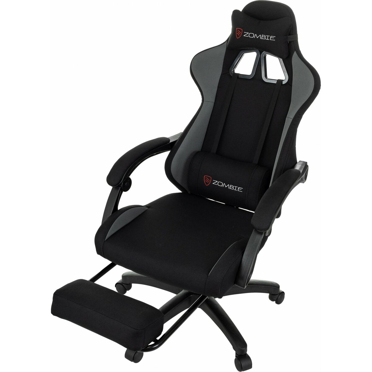 Кресло игровое Zombie Shadow (Цвет: Black/Gray)