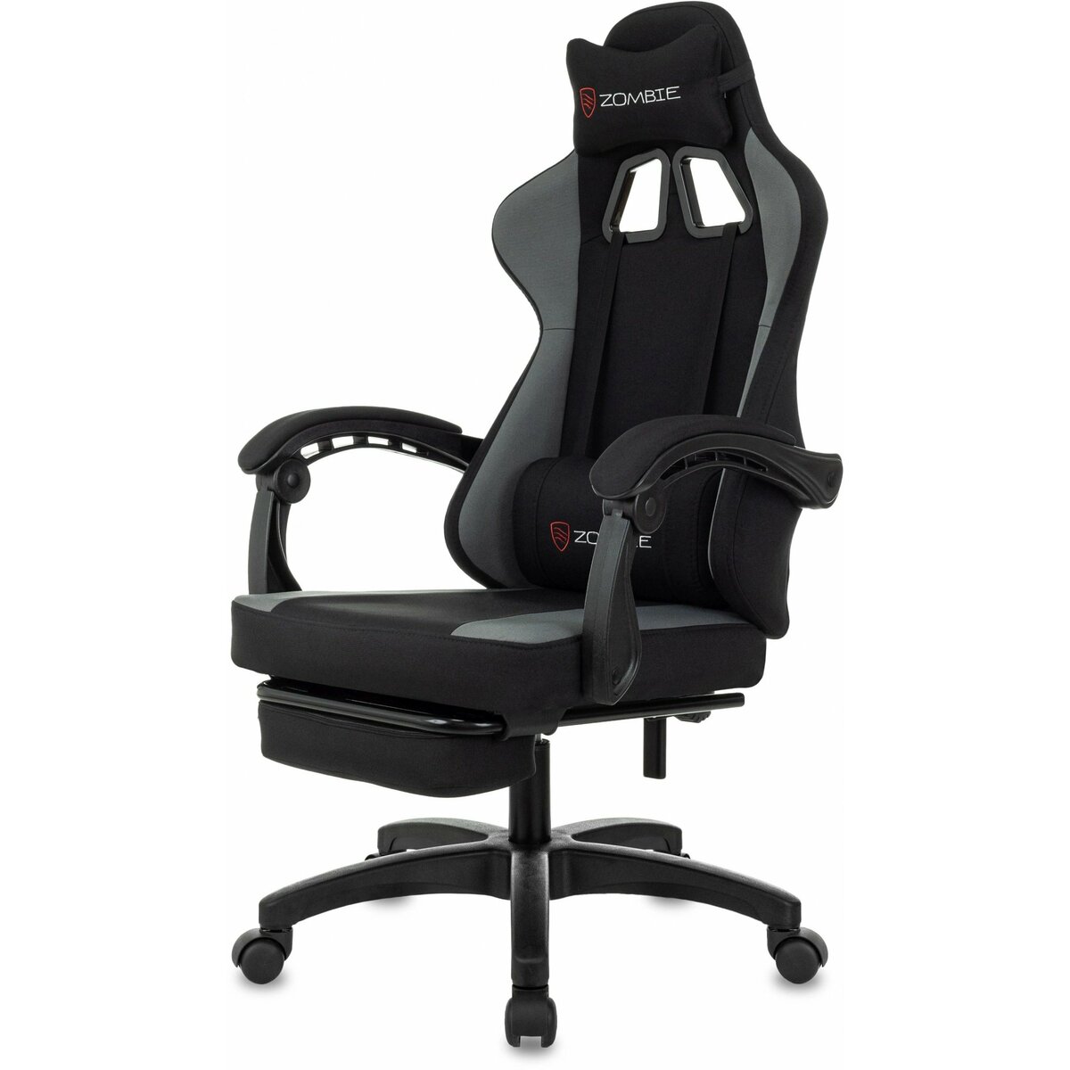 Кресло игровое Zombie Weaver (Цвет: Black/Gray)