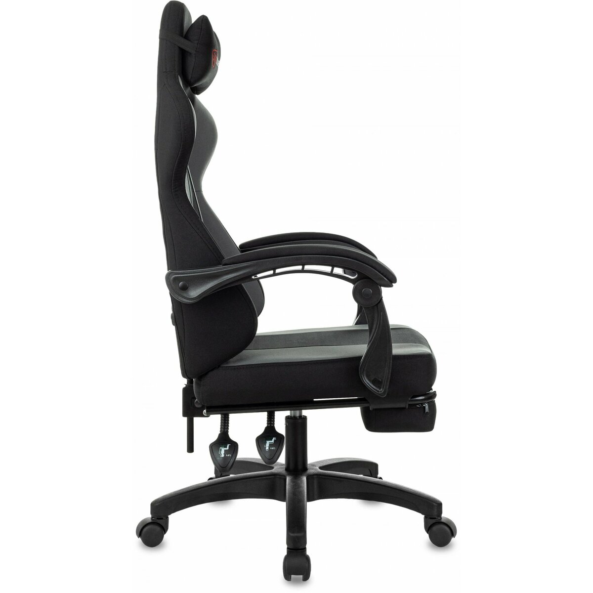 Кресло игровое Zombie Weaver (Цвет: Black/Gray)