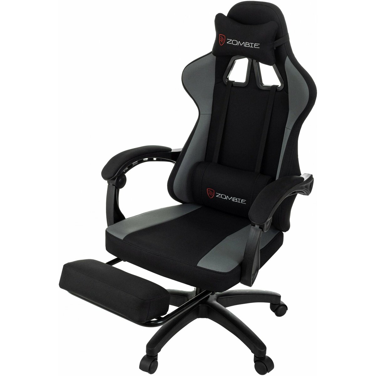 Кресло игровое Zombie Weaver (Цвет: Black/Gray)