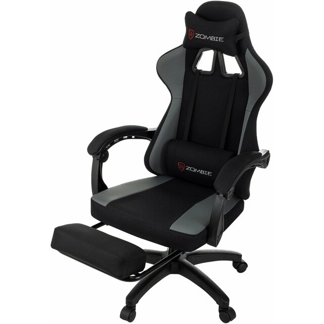 Кресло игровое Zombie Weaver (Цвет: Black / Gray)