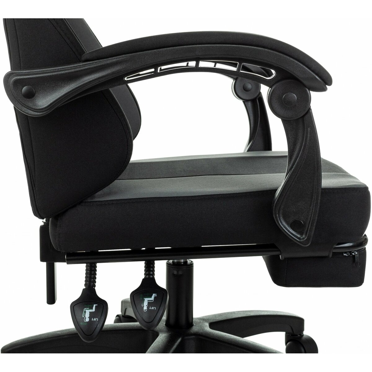 Кресло игровое Zombie Weaver (Цвет: Black/Gray)