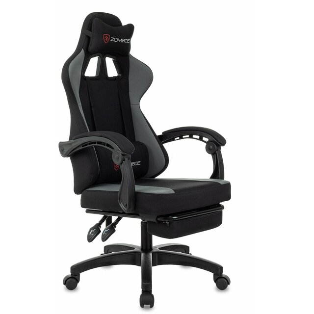 Кресло игровое Zombie Weaver (Цвет: Black / Gray)