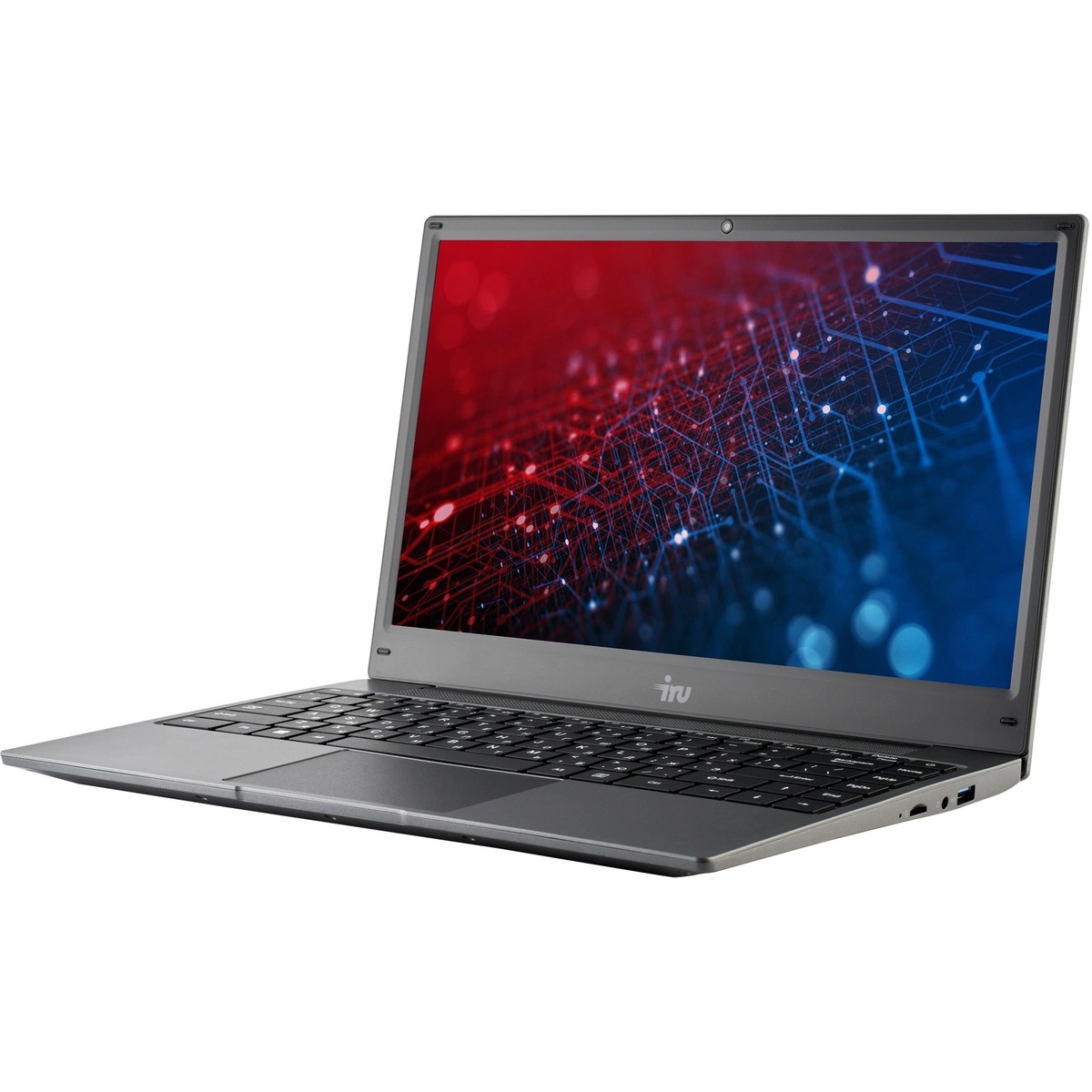 Ноутбук IRU Tactio 14RLH (Ryzen 5 5500U 16Gb SSD512Gb Intel Iris Xe graphics 14 IPS FHD (1920x1080) Free DOS grey 4000mAh)