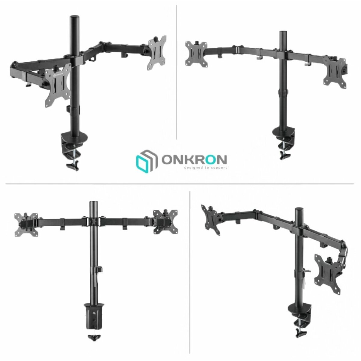 Кронштейн для мониторов Onkron D221E, черный