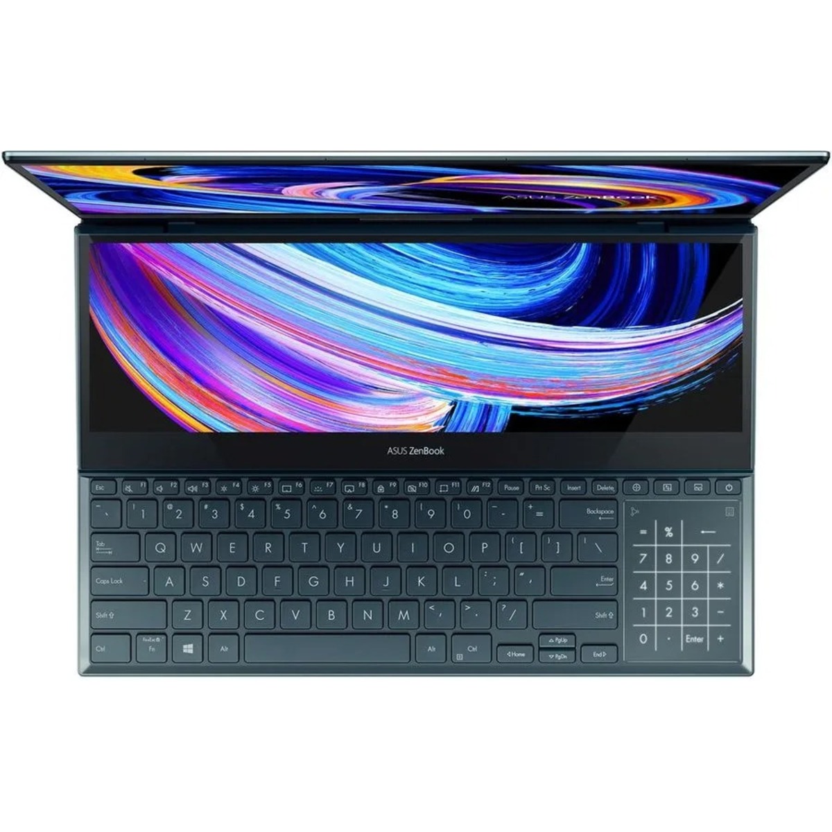 Ноутбук Asus ZenBook Pro Duo 15 OLED UX582HS-H2002X Core i9 11900H 32Gb SSD1Tb NVIDIA GeForce RTX3080 8Gb 15.6 OLED Touch 4K (3840x2160) Windows 11 Professional blue WiFi BT Cam Bag