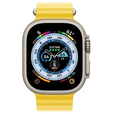 Умные часы Apple Watch Ultra 49mm Titanium Case with Ocean Band (Цвет: Yellow)