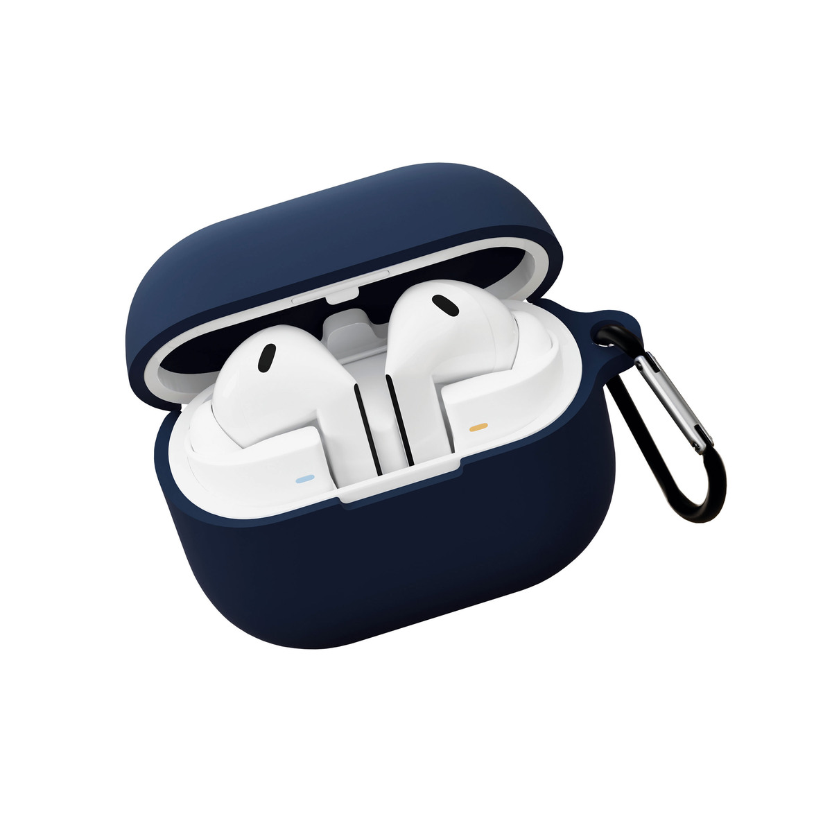 Чехол силиконовый VLP Charm Case для Samsung Buds 3 /  3 Pro, тёмно-синий