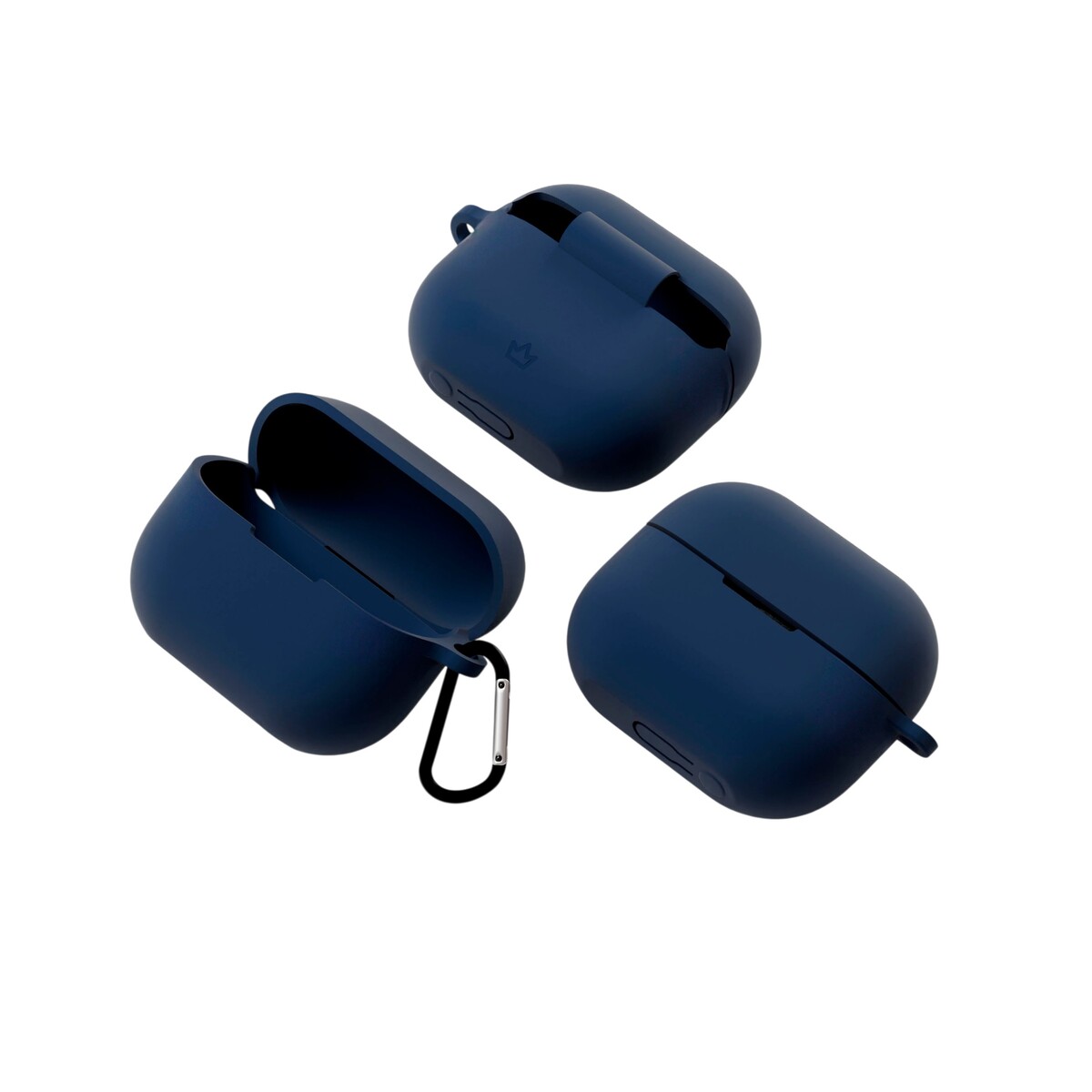 Чехол силиконовый VLP Charm Case для Samsung Buds 3 /  3 Pro, тёмно-синий