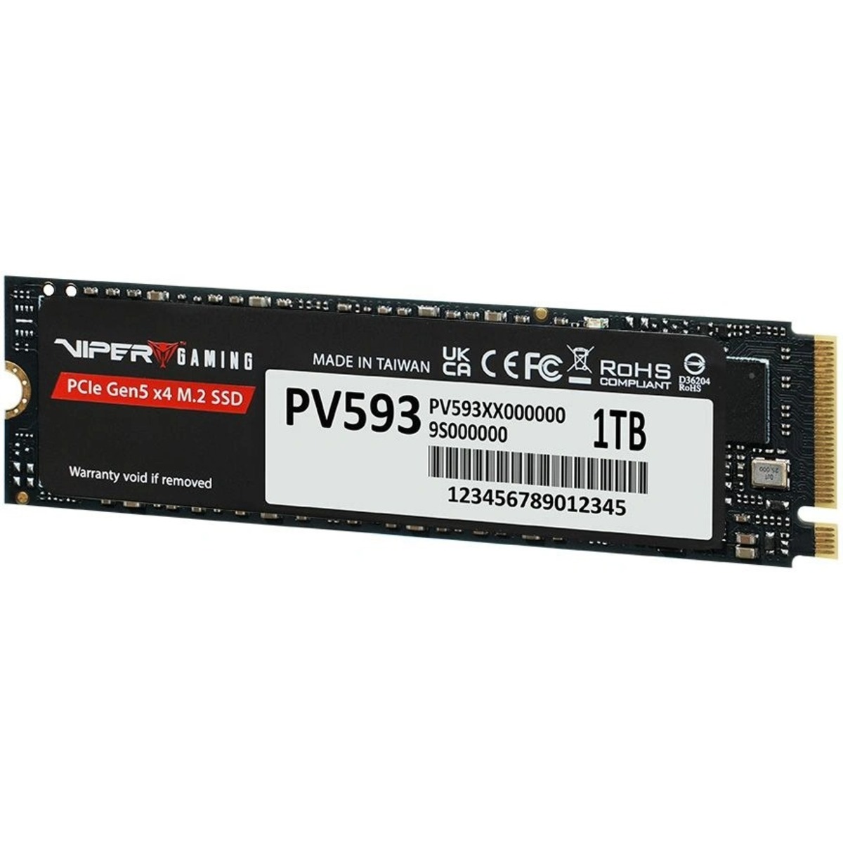 Накопитель SSD Patriot PCIe 5.0 x4 1TB PV593P1TBM28H
