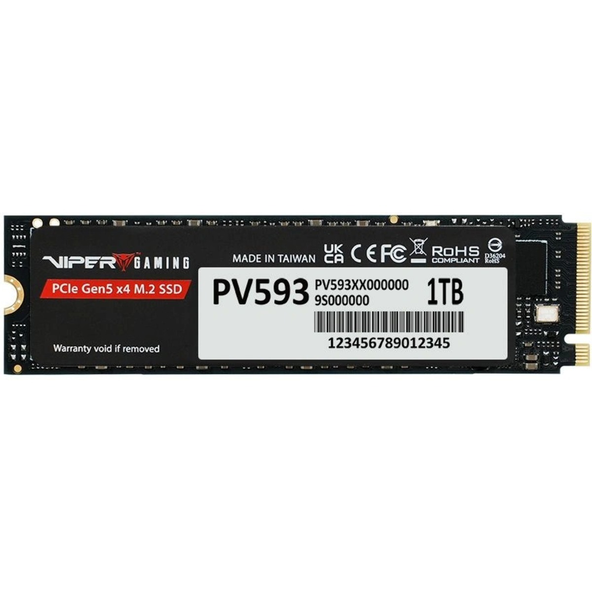 Накопитель SSD Patriot PCIe 5.0 x4 1TB PV593P1TBM28H