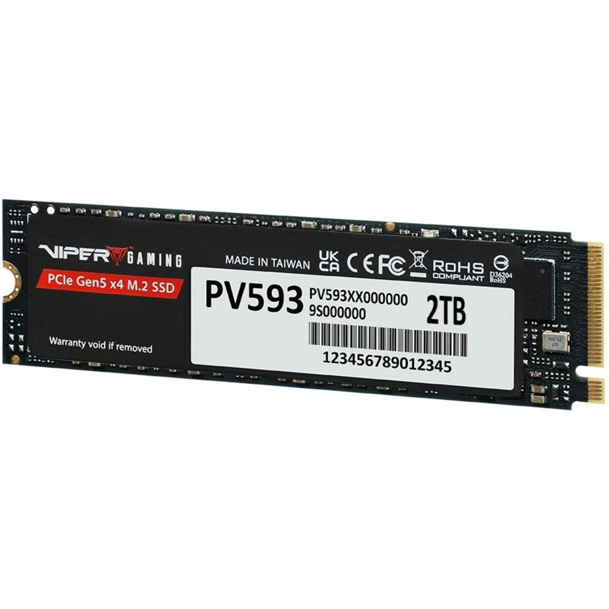 Накопитель SSD Patriot PCIe 5.0 x4 2TB PV593P2TBM28H
