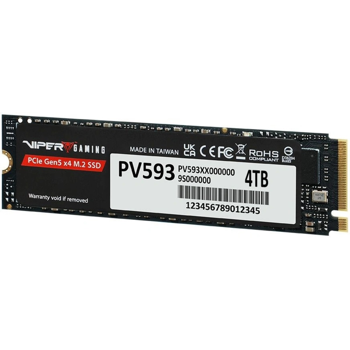 Накопитель SSD Patriot PCIe 5.0 x4 4TB PV593P4TBM28H