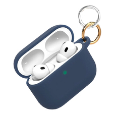 Чехол силиконовый VLP Charm Case для Apple AirPods Pro 3 (Цвет: Dark Blue)