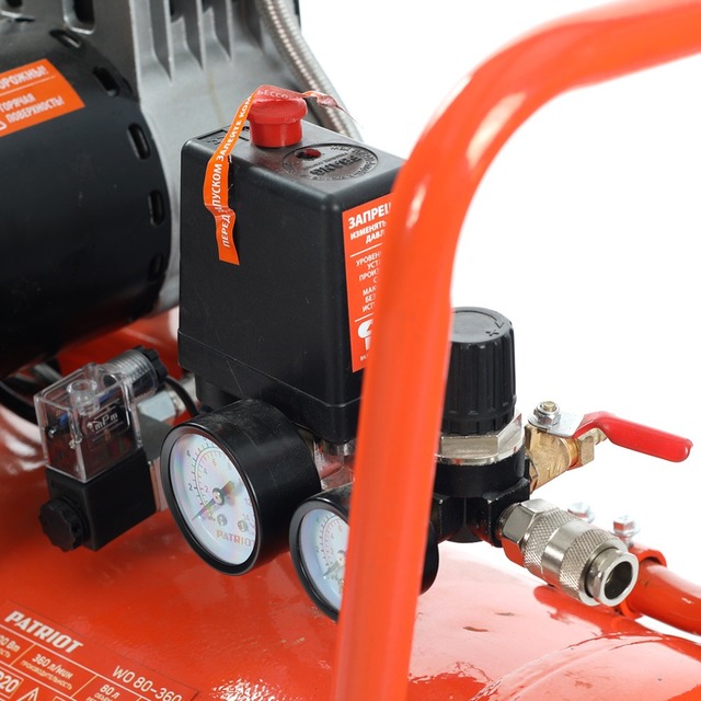 Компрессор поршневой Patriot WO 80-360 (Цвет: Orange)