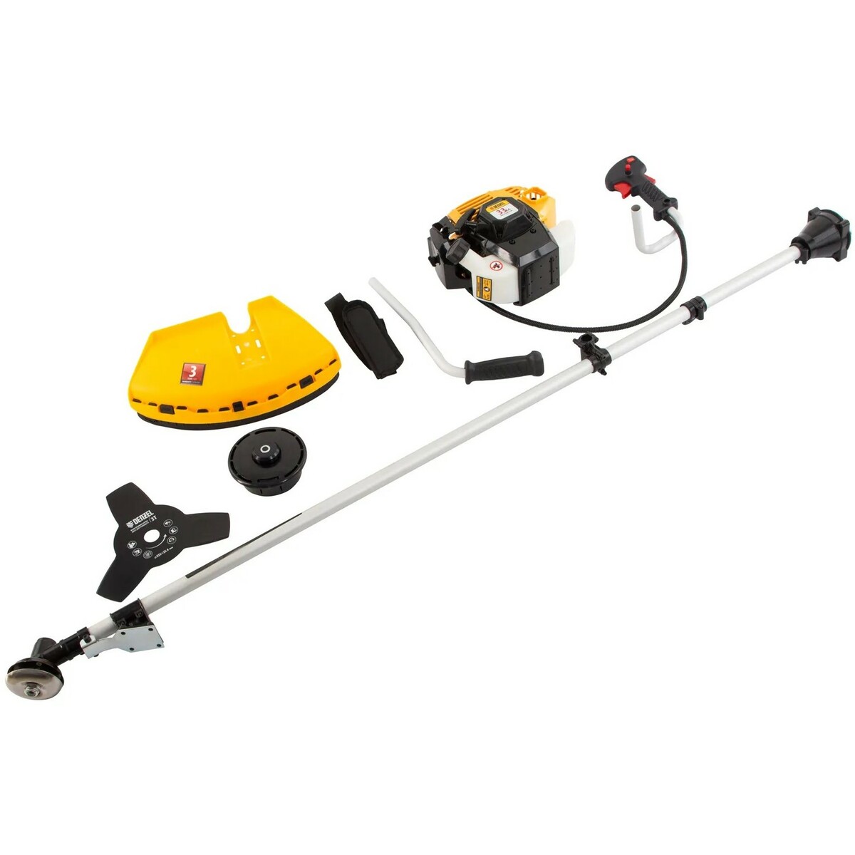Триммер бензиновый Denzel DR-33 (2-коробки) (Цвет: Yellow)