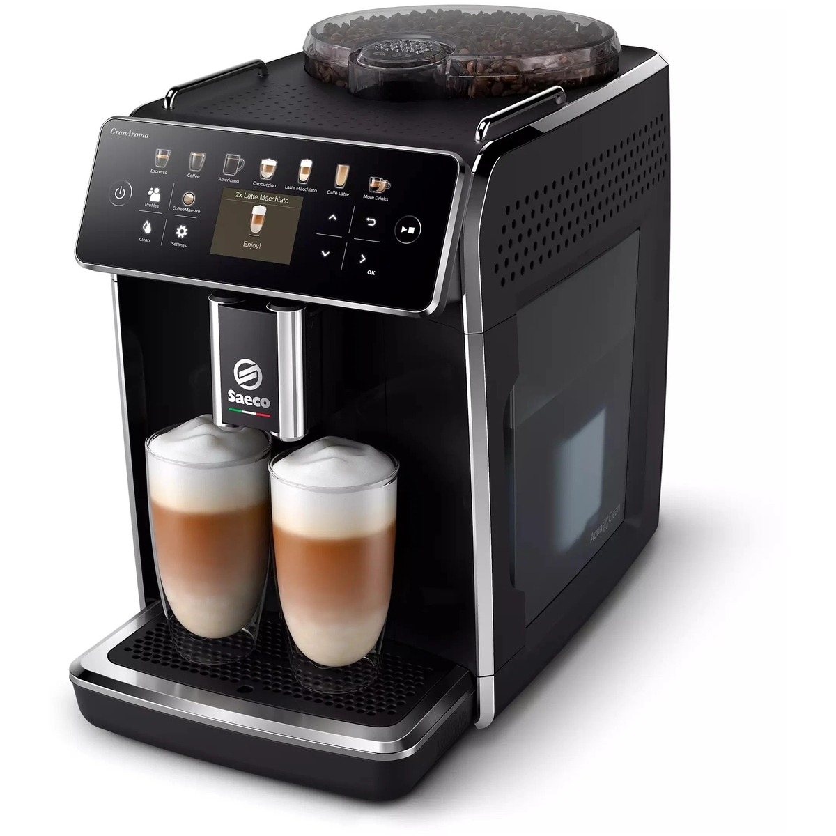 Кофемашина Saeco GrandAroma SM6580 / 00 (Цвет: Black)