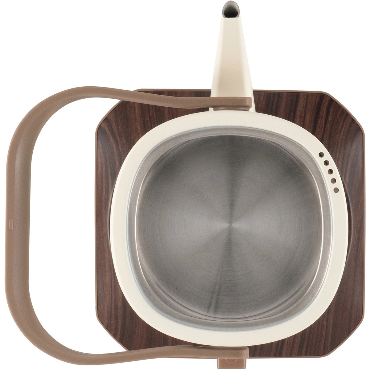 Чайник Hyundai HYK-S2043 (Цвет: Cream / Brown)