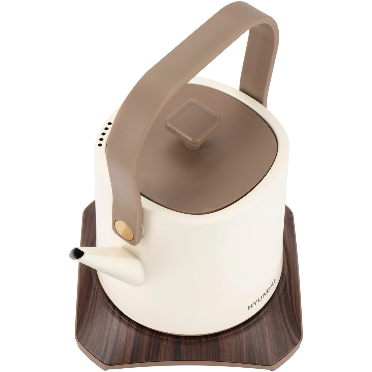 Чайник Hyundai HYK-S2043 (Цвет: Cream / Brown)