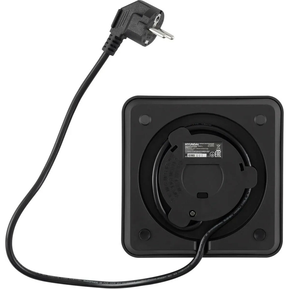 Чайник электрический Hyundai HYK-S2507, черный