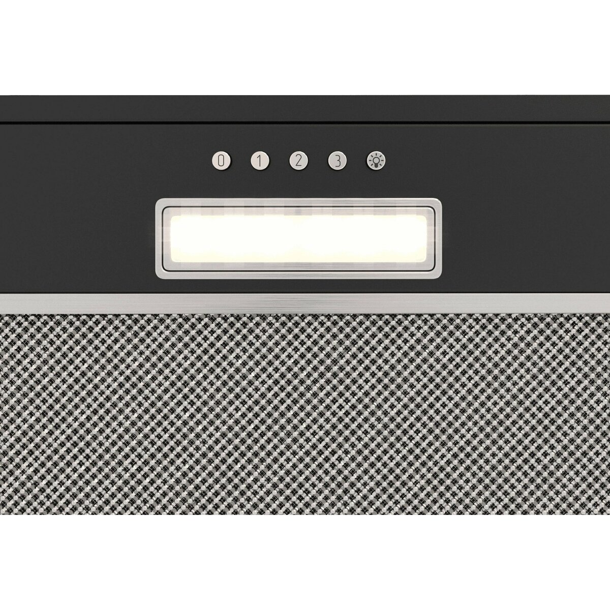 Вытяжка встраиваемая Elikor Cube Basic 60П-500-К3Д, черный 