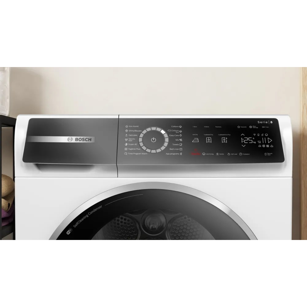 Сушильная машина Bosch WQB245A0BY, белый