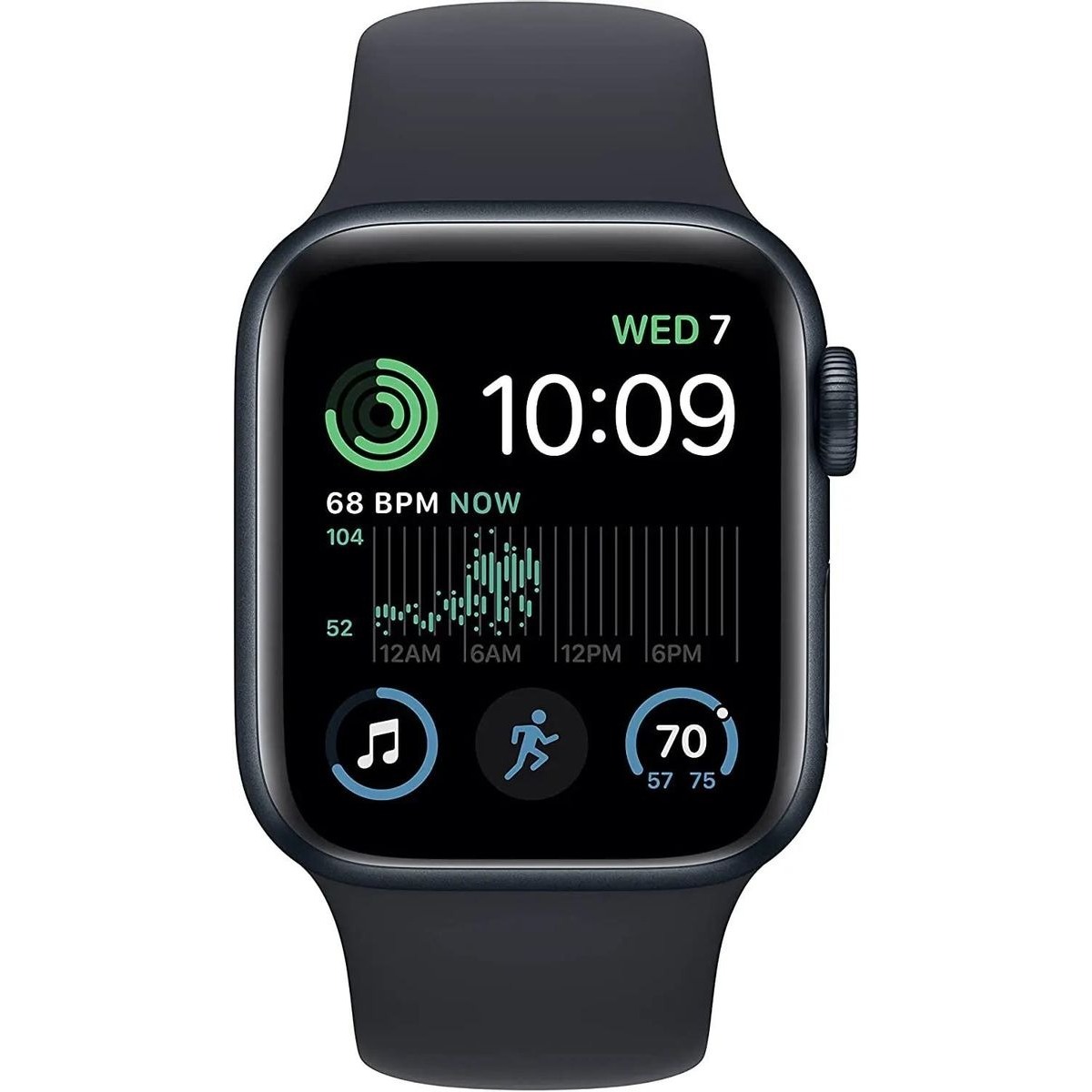 Умные часы Apple Watch SE (2023) 40mm Aluminum Case with Sport Band S / M (Цвет: Midnight)