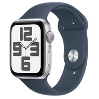 Умные часы Apple Watch SE (2023) 40mm Aluminum Case with Sport Band S/M (Цвет: Silver/Blue)