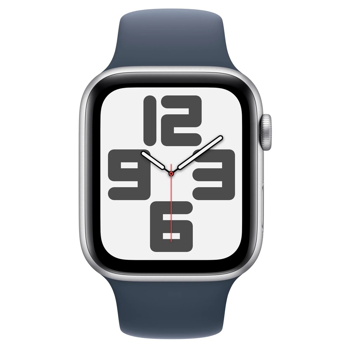 Умные часы Apple Watch SE (2023) 40mm Aluminum Case with Sport Band S / M (Цвет: Silver / Blue)
