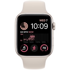 Умные часы Apple Watch SE (2023) 44mm Aluminum Case with Sport Band M/L (Цвет: Starlight)
