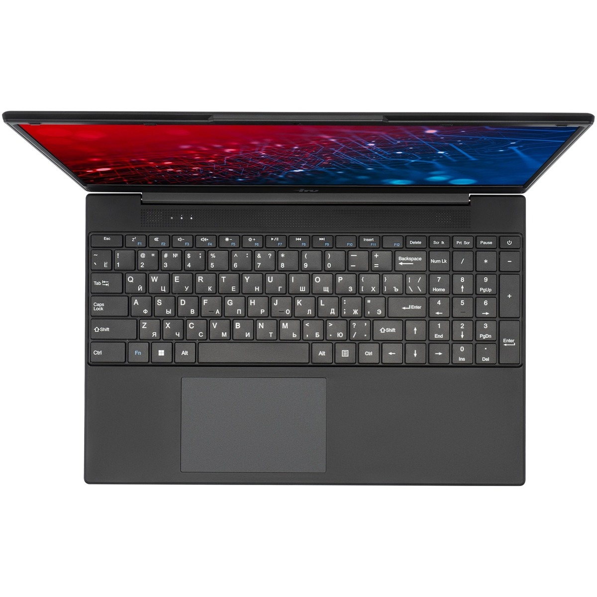 Ноутбук IRU Tactio 15ALG (Core i5 1235U 16Gb SSD512Gb Intel UHD Graphics 15.6 IPS FHD (1920x1080) Windows 11 Professional black WiFi BT Cam 4500mAh)