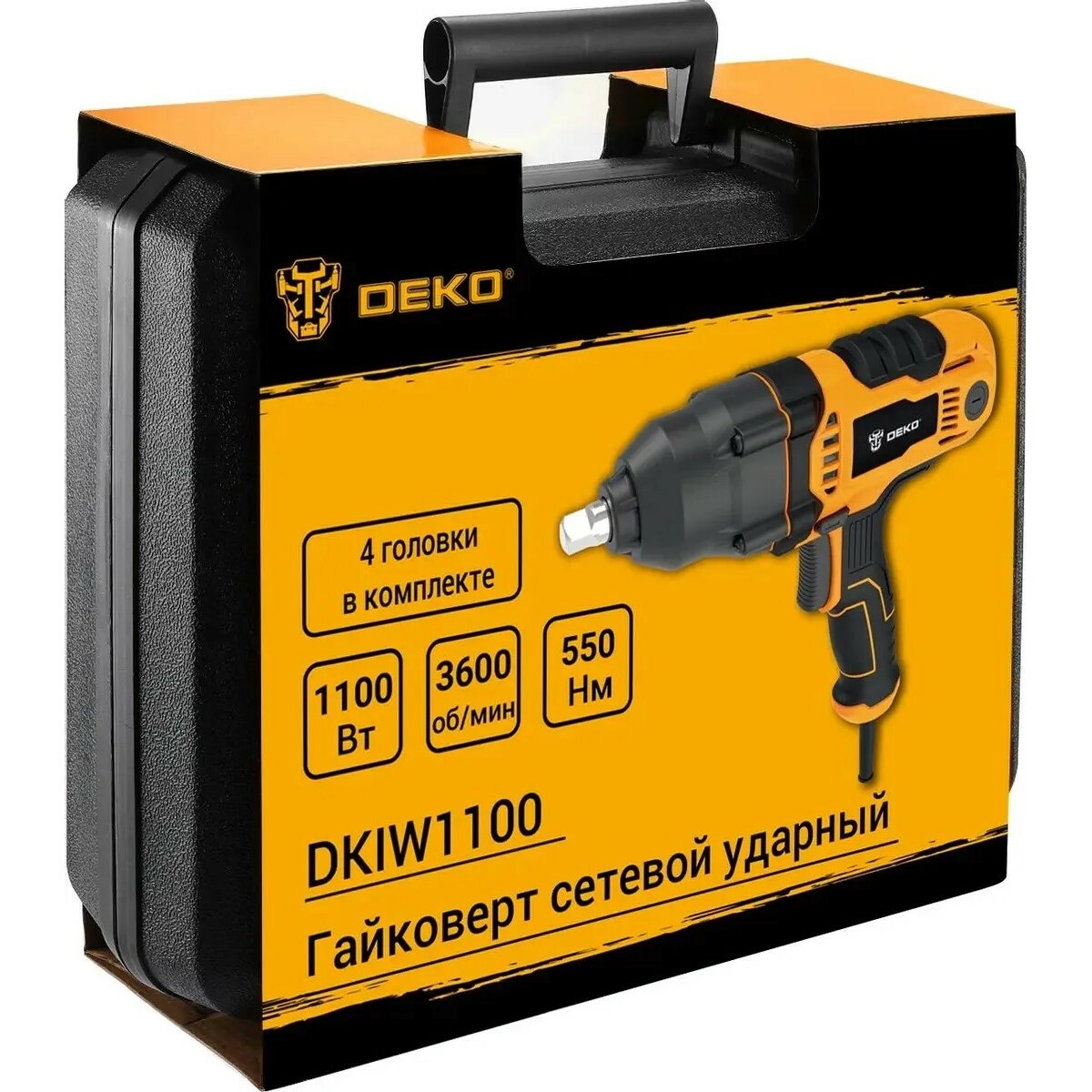 Гайковерт Deko DKIW1100 (Цвет: Yellow)