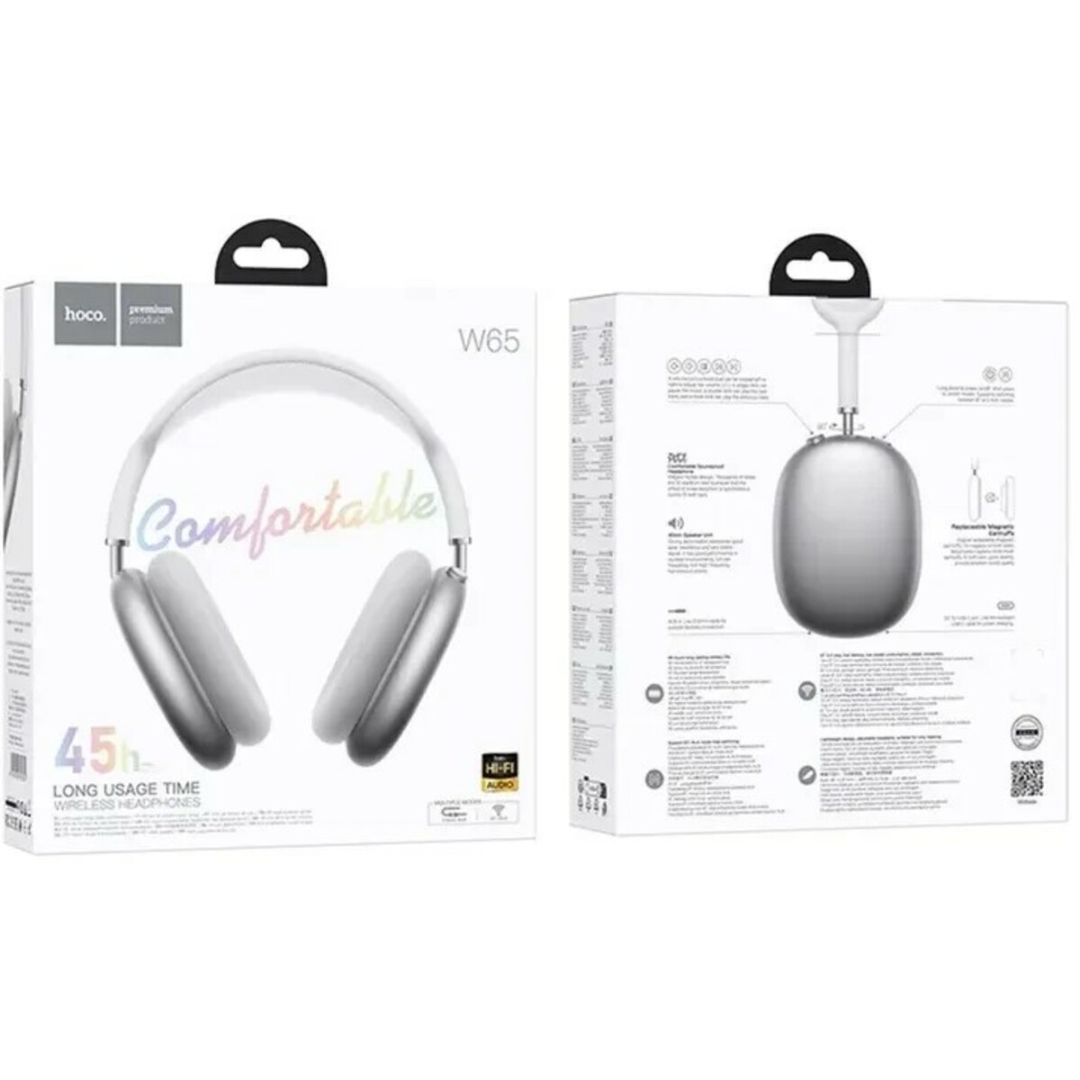 Наушники Hoco W65 (Цвет: Silver)